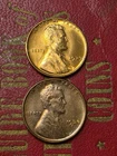 1939-P Lincoln Wheat Penny Cent  GEM RED BU & IRIDESCENT GEM RED 1936-S BU TONER