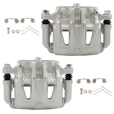 Front Pair For 2004-2009 11-17 Nissan Quest Brake Calipers w/ Bracket