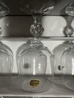 Vintage Bohemia Crystal Claudia Wine Glasses Set of 6 Czech Republic — photo 1