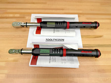 Snap-on Tools 2 Piece Digital 14 And 38 Flex Head Torque Wrench Lot Set Atech