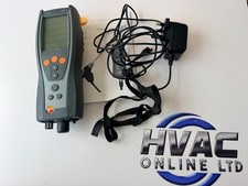 TESTO 327-1 Flue Gas combustion Analyser UNCALIBRATED - FAULTY UNIT AND CHARGER