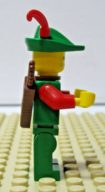 LEGO Forestman Minifigure Red PLUME/Arms 6066 Camouflaged Outpost Castle