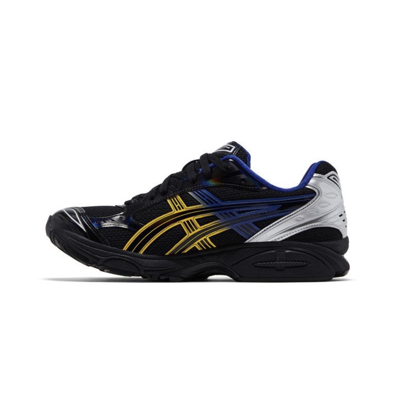 KITH x Marvel x ASICS GEL-Kayano  Black Silver Blue Yellow Mesh Low Top Sneakers thumbnail 3
