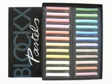 Coffret carton 24 Pastels secs Blockx- Assortiment Paysage
