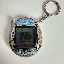 VTG 2004 Bandai Wiz Tamagotchi Connection Graffiti w/ Key Chain TESTED WORKING