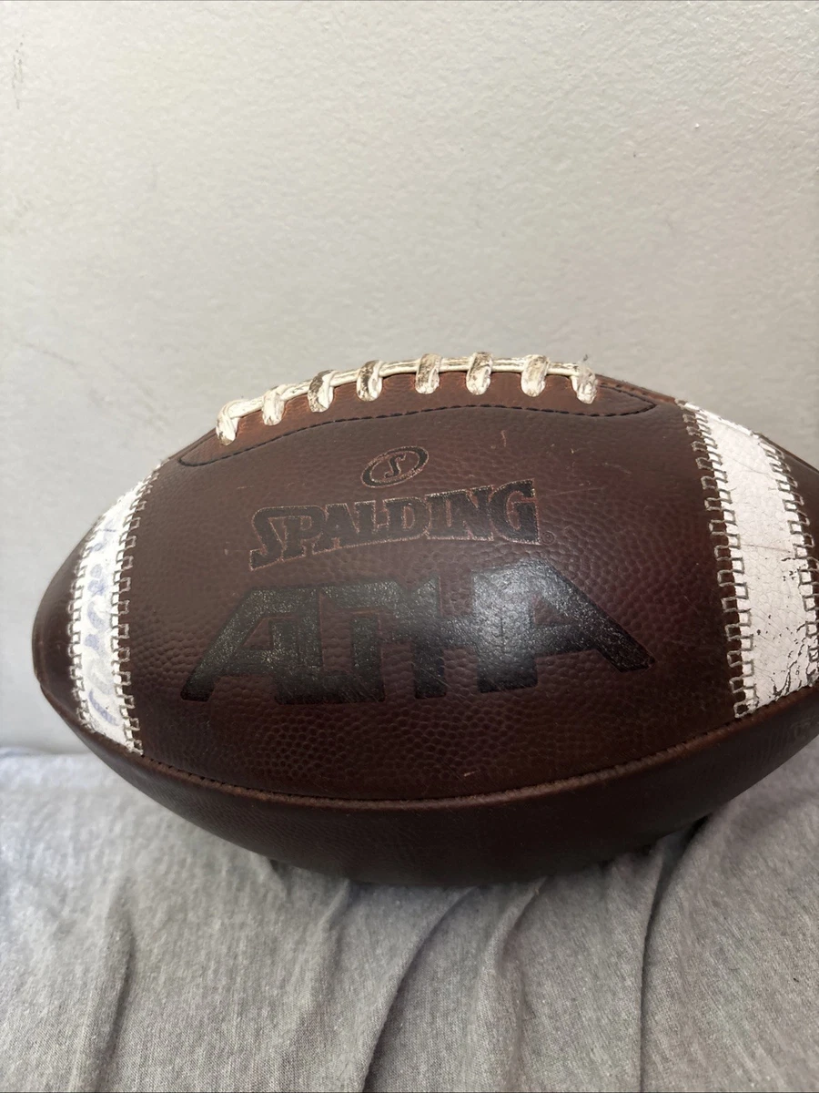 Ballon De Foot Américain Vintage Spalding - Cuir - 8 Lacets - Ancien