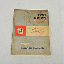 1961 Buick Body Service Manual Used Repair Guide Book Gm Vintage 1961 Buick Body Service Manual Used Repair Guide Book Gm Vintage