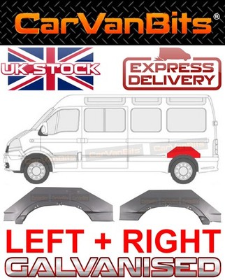 FOR RENAULT MASTER VAUXHALL MOVANO INTERSTAR 98-10 REAR WHEEL ARCH REPAIR PANEL