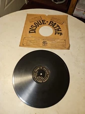 Antique PATHE Disque Record 5719 Le Soldat De Chocolat w Original Sleeve- NICE!