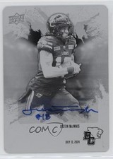 2025 CFL Printing Plate Black Achievement 1/1 Justin McInnis #82 Auto 16vq