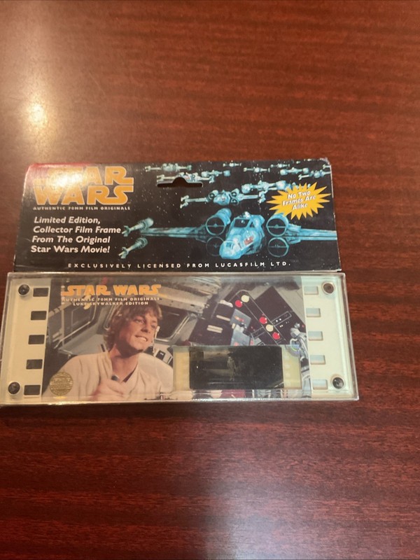1995 Star Wars Authentic 70mm Limited Ed Collector Film Luke Skywalker 00372