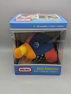 New NOS Vintage 1990s Little Tykes Early Explorers Bird Plush Learning Toy