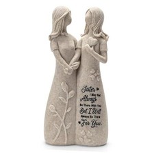 Sister Gift for Women Resin Sister Figurines for Women Bestie Granite