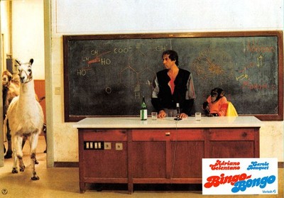 Bingo-Bongo ORIGINAL Aushangfoto Adriano Celentano / Carole Bouquet /F. Andreasi