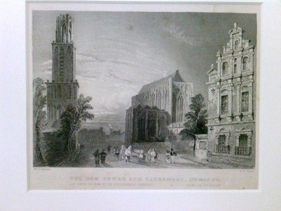 The Dom Tower and Cathedral, Utrecht, La Tour de Dom et la Cathedrale, Utrecht, 