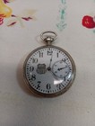 Non Magnetic Pocket Watch Peoria Paillard's 17 Jewel Union Pacific Display Case