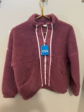 DSG Cozy Fleece Full Zip Color Is Rose Coffee Girls XL