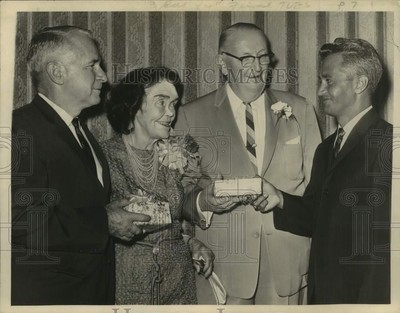 #ad 1965 Press Photo Department of Public Works honors retirees in Albany New York $24.99