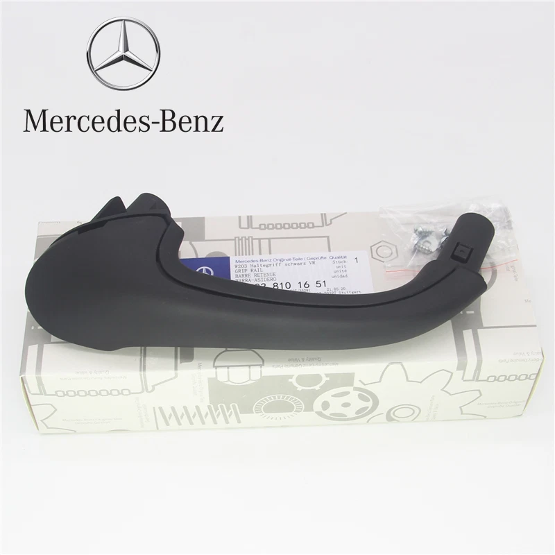 Front Right passenger Black Interior Door Pull Handle for Mercedes-Benz C-Class - Image 3 of 4
