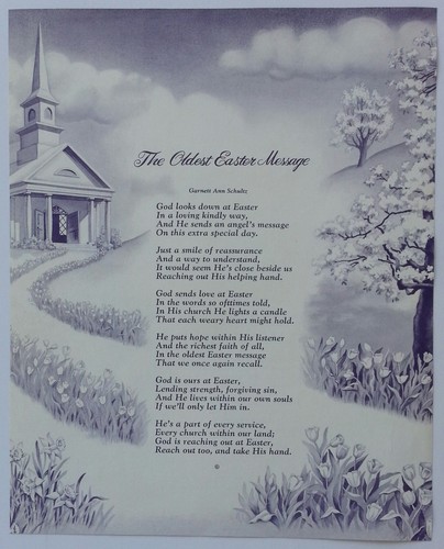 Poesía de Pascua 1961 - 4 poemas de Pascua y 4 varios Poemas - con ilustraciones... - Imagen 8 de 9
