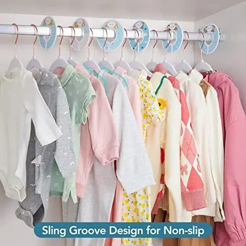 Premium Velvet Baby Hangers for Closet 50 Pack, 11.8 Safe Durable Baby  Clothes