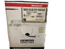 Honeywell Genesis 50011108 Coaxial Cable RG59/U 95%BC CCTV 1M, BX BLK 1000ft