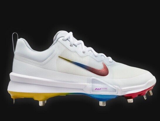 Nike Force Zoom Trout 9 Pro Metal Baseball Cleats Rainbow Nike Force Zoom Trout 9 Pro Metal Baseball Cleats Rainbow