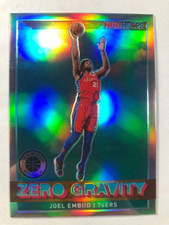 2019-20 Hoops Premium Stock Zero Gravity JOEL EMBIID Silver Prizm Holo #19 NM