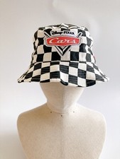 NWT Tokyo Disneyland Cars Lightning McQueen Bucket Hat Embroidery Cap Japan
