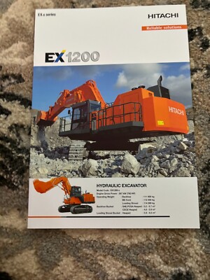 Hitachi EX1200 Excavator Brochure FCCA24
