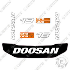 Fits Doosan 18 Decal Kit Forklift  B18T-7 Fork lift - 7 YEAR 3M OUTDOOR VINYL!