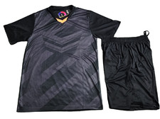 Goalkeeper Men's Soccer Uniform Set Goalie.Black. New