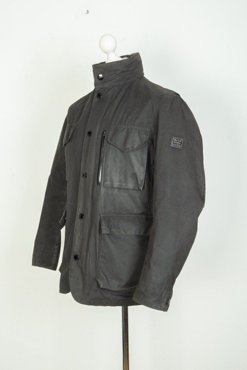 Mens Barbour Birkly Land Rover Field Wax Cotton Black Jacket Mens Barbour Birkly Land Rover Field Wax Cotton Black Jacket