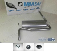 Imasaf ESD Auspuff Endtopf + Anbauteile für Fiat Strada Pick-Up 1.2 178E