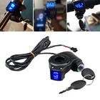 E-bike Digital display battery voltage indicator with lock/key electric scooter