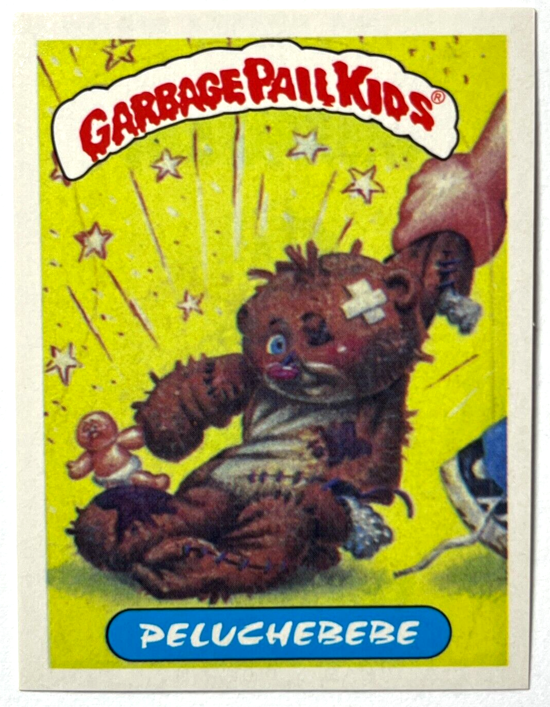 1988 GARBAGE PAIL KIDS Sticker TEDDY BEAR #042 Peru Reedition
