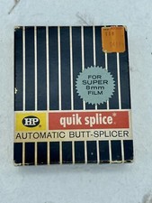 Vintage 1965 QUIK SPLICE Automatic Butt-Splicer w Instructions 8mm Film HPi 225