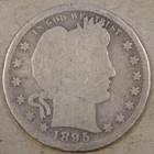 1895-S Barber Quarter 25c G as Pictured