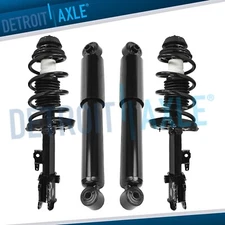 Front Struts w/ Coil Spring Rear Shock Absorbers Kit for 2010 - 2013 Kia Soul