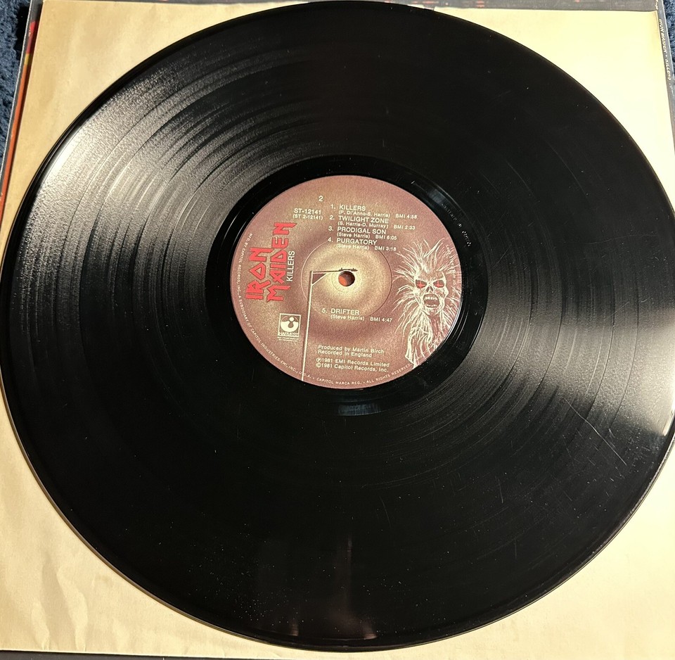 Iron MaidenKillers LP Harvest 1981 Winchester 80’s Metal Vinyl OP eBay