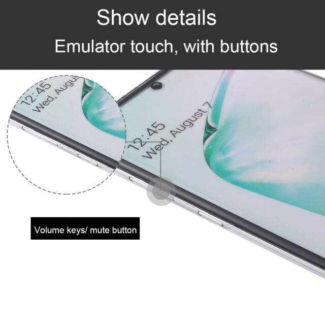 Modèle d affichage factice factice d écran non-couleur pour Galaxy Note 10 + (b