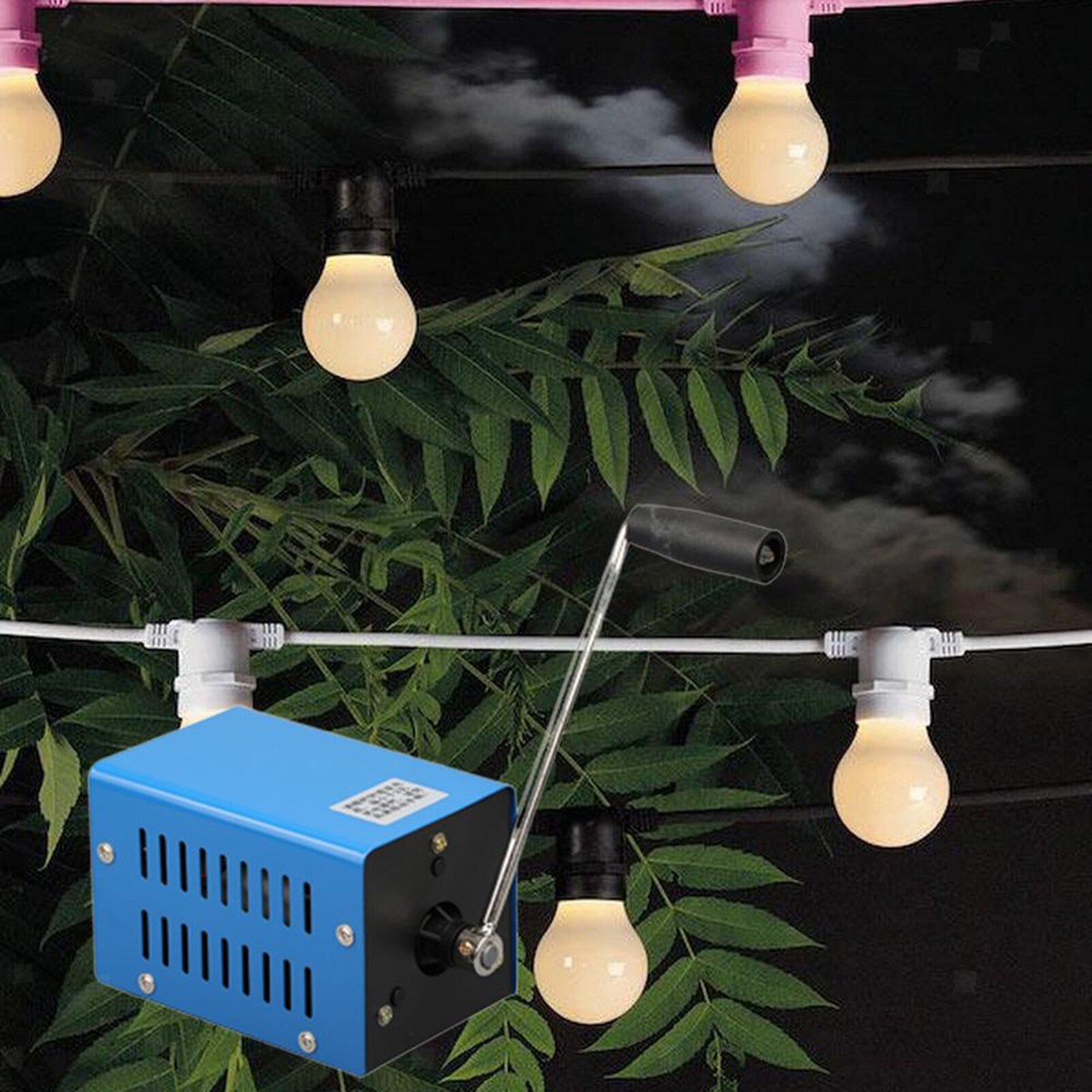 Handkurbel-Generator – 6–24V, 1500mA, Leise – Für Notstrom & Bildung