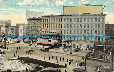 R660013 Mich. Monroe Ave. aus Majestic Building. Detroit. Souvo Chrome Superior