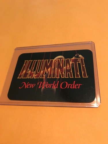 MADISON AVENUE : Illuminati INWO CCG card, 1995 Limited TCG Group, Ads NYC media - Picture 2 of 4