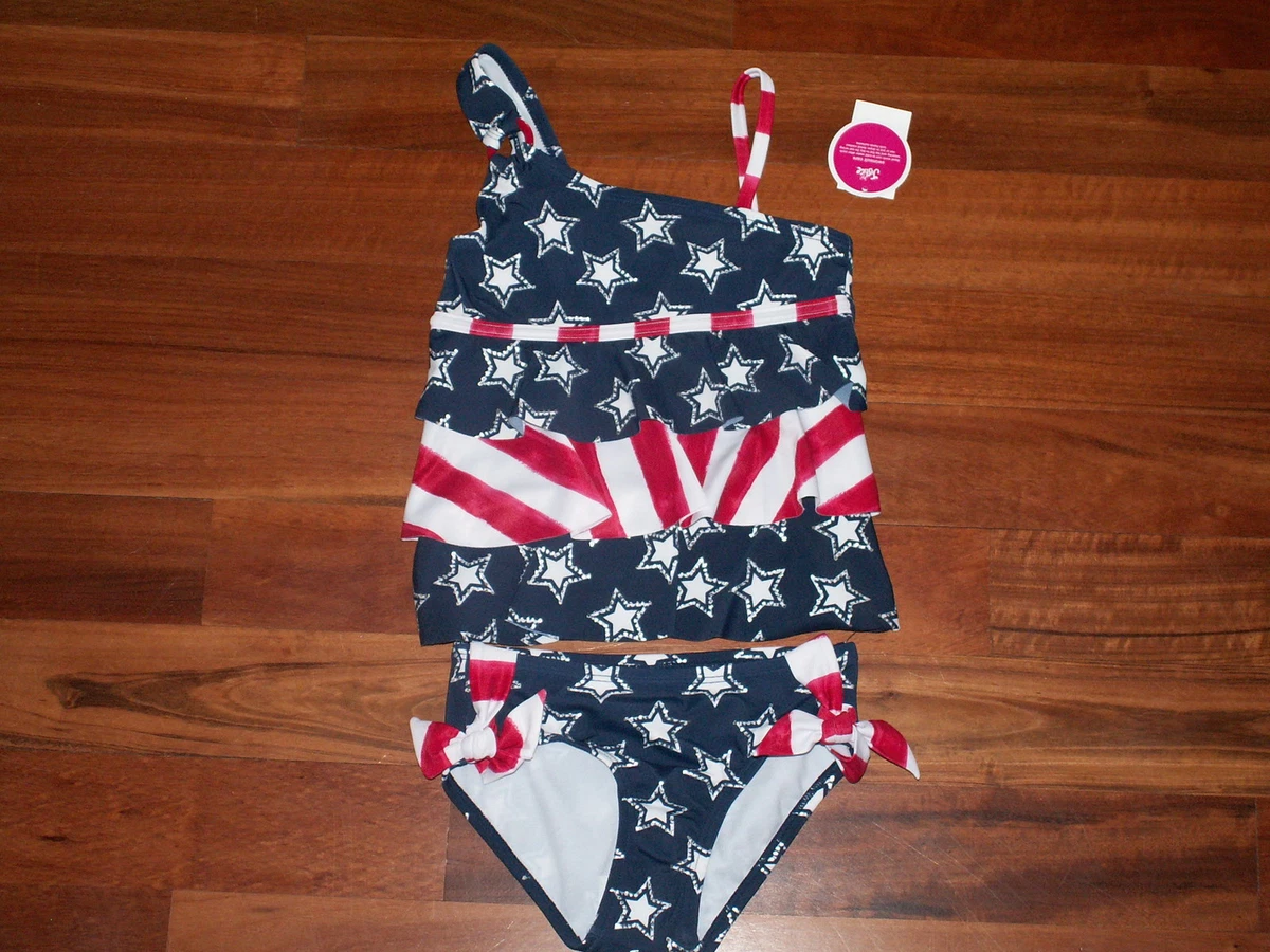 Red white blue tankini hot sale