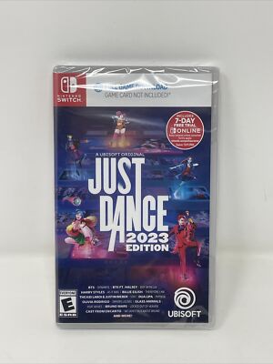 Just Dance 2023 Edition (Code In Box) Nintendo Switch Ubisoft Rated E BTS Bieber