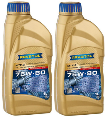 RAVENOL MTF-2 SAE 75W-80 Getriebeöl 2x1 Liter Mehrzweckgetriebeöl API GL-4