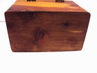 Vtg Recipe File Box  Wood Mid Century 5 1/2" x 3 1/4" x 3 3/4" High — photo 6