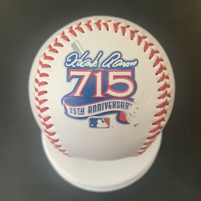 Hank Aaron 715th Home run 25th anniversary official NL