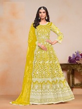 Bollywood Anarkali Pakistan Indian Wedding Party Women New Salwar Kameez Gown